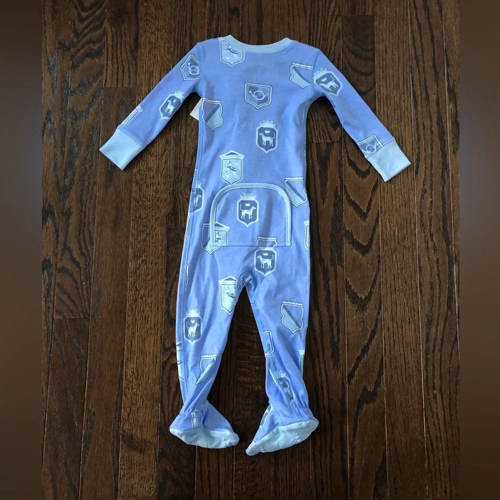The Beaufort Bonnet Company Boys 6-12M Knox’s Night Night Footed Pajamas *NWT* - Picture 10 of 12